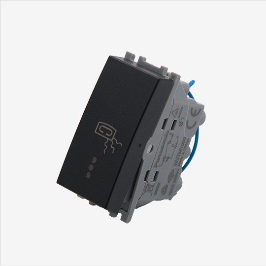 Prekidač za GRIJALICU Panasonic 1M INDIKATORSKI crni 16A WT8(WVTT10021BL)02 EU2 Thea Modular — slika 2