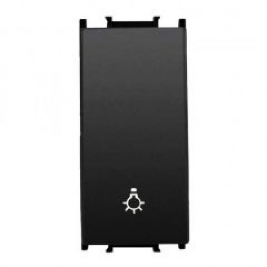 Poklopac mehanizma taster svetla Panasonic 1M crni WVTR1016-4BL EU2 Thea Modular — slika 1
