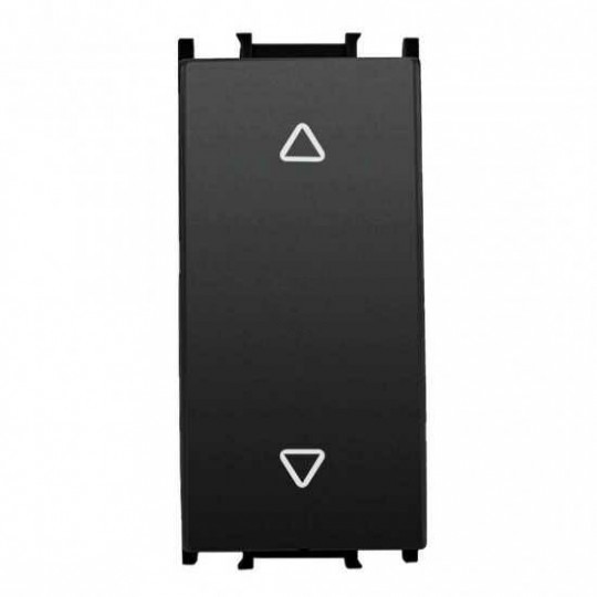 Poklopac mehanizma Panasonic 1M crni  tastera za roletne WVTR1045-4BL EU2 Thea Modular — slika 1