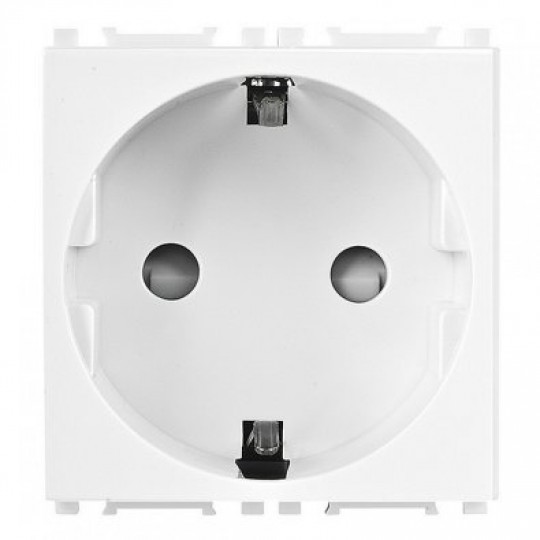 Utičnica šuko Panasonic 2M bijela II+DZ 16A 250V WVTT2212-1WH EU2 Thea Modular — slika 1