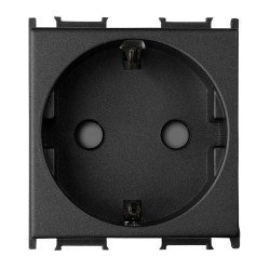 Utičnica  šuho  Panasonic 2M crna  II+DZ 16A 250V WVTT2212-1BL EU2 Thea Modular — slika 1