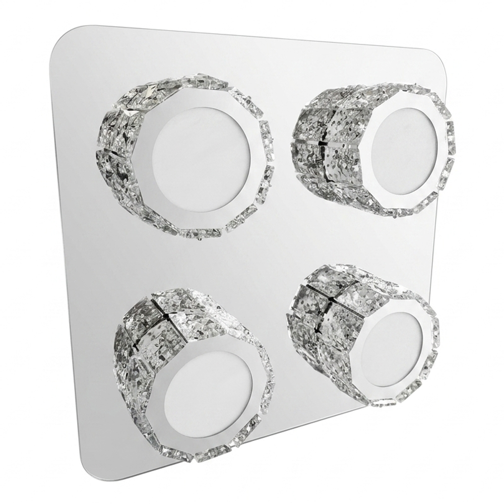 Luster plafonski kristal LED 20W 3000K-6000K MX3006-4 — slika 2