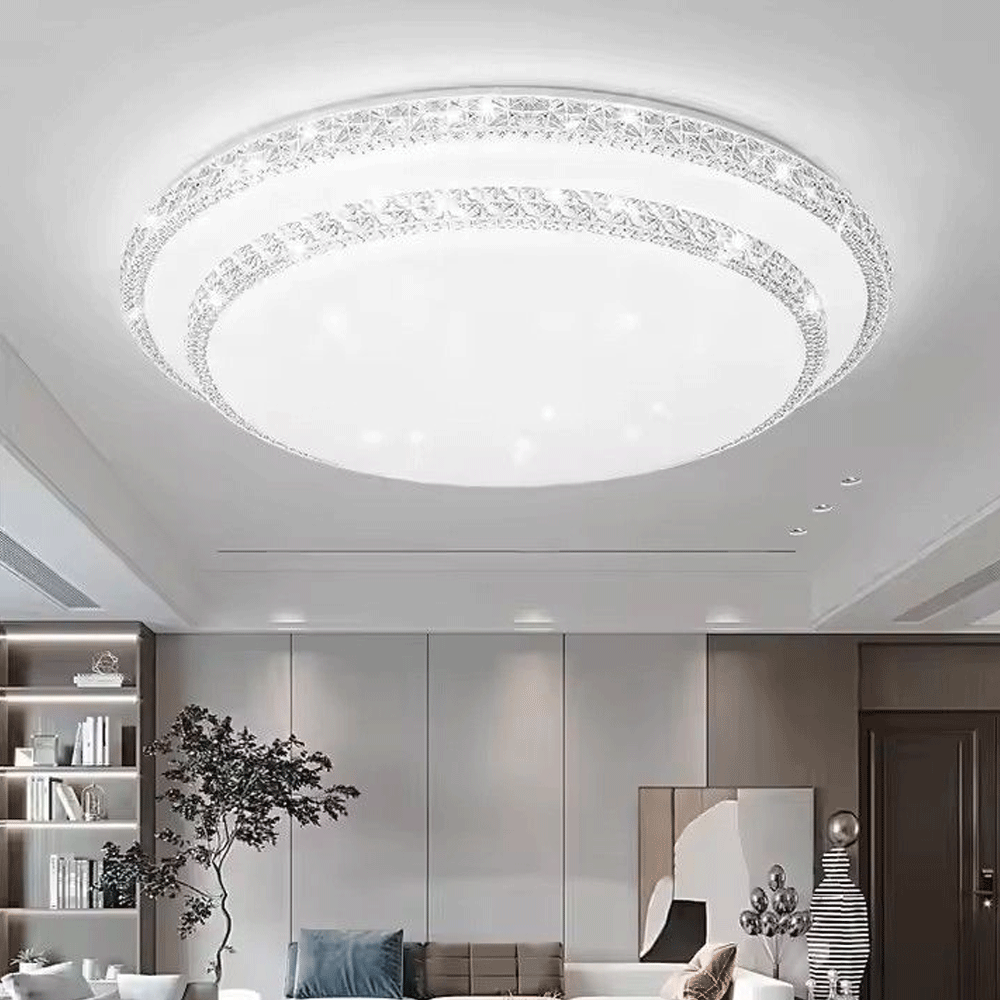 Plafonjera LED kristal 40 cm 3000+4000K — slika 2
