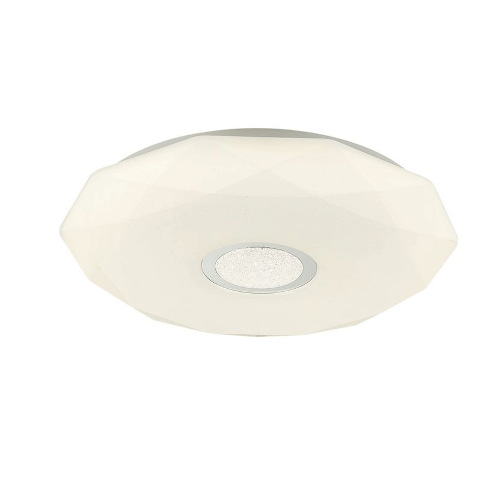 Plafonjera LED hrom prsten 40 cm 3000+4000 K — slika 1