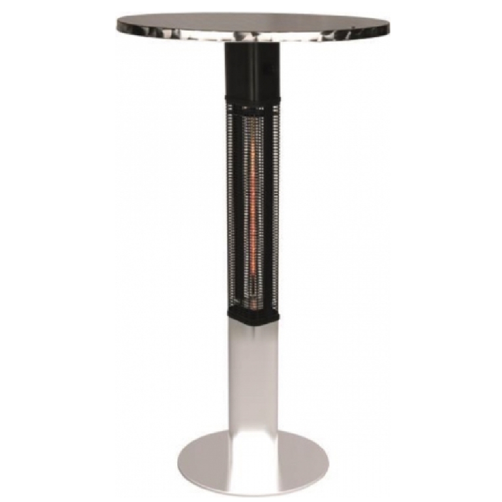 Sto sa kvarcnim grijačima 1000W IP55 Ø40cm 110cm — slika 1