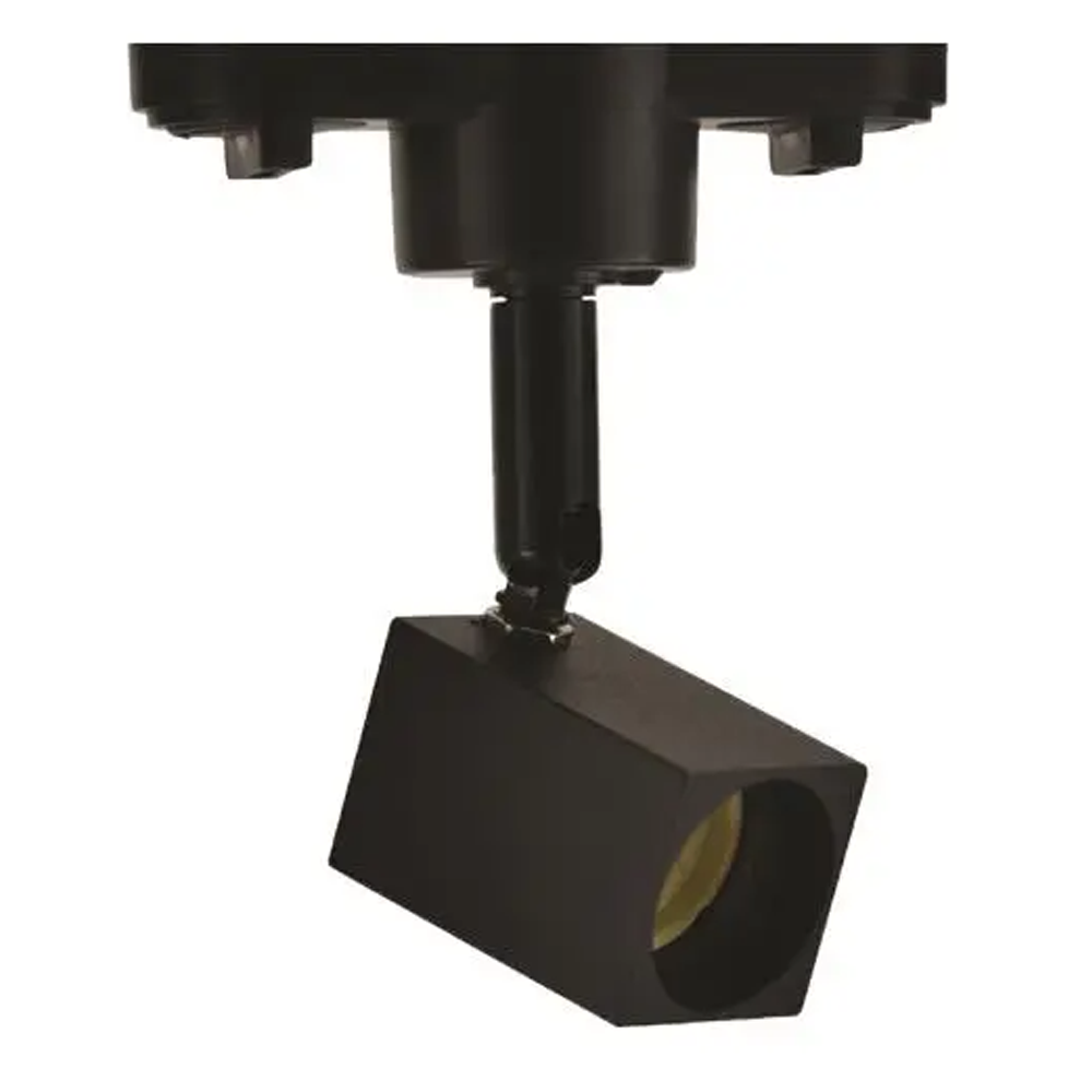 Reflektor šinski GU10 kocka crni 4 cm — slika 1