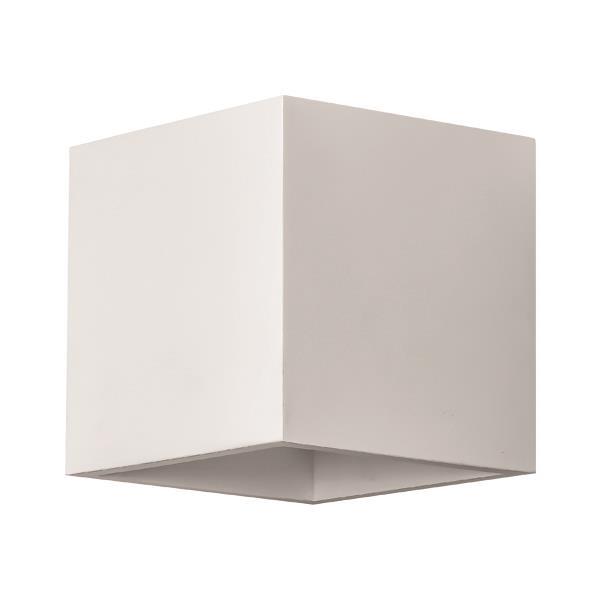 Lampa LED zidna dizajn GIPS bijela kocka  CUBE  G9 1x6W 150x140x150 — slika 1