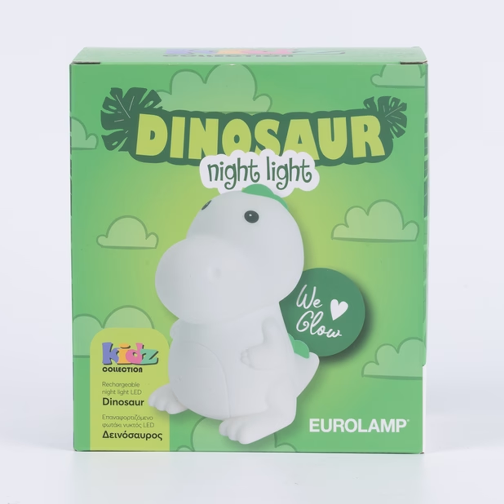 Noćna LED lampa punjiva DINOSAURUS — slika 3
