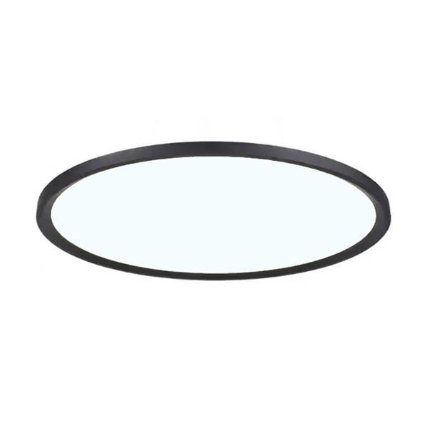 Plafonjera LED slim 36W 3CCT 3000/4000/6500K crna Φ40 IP44 — slika 1
