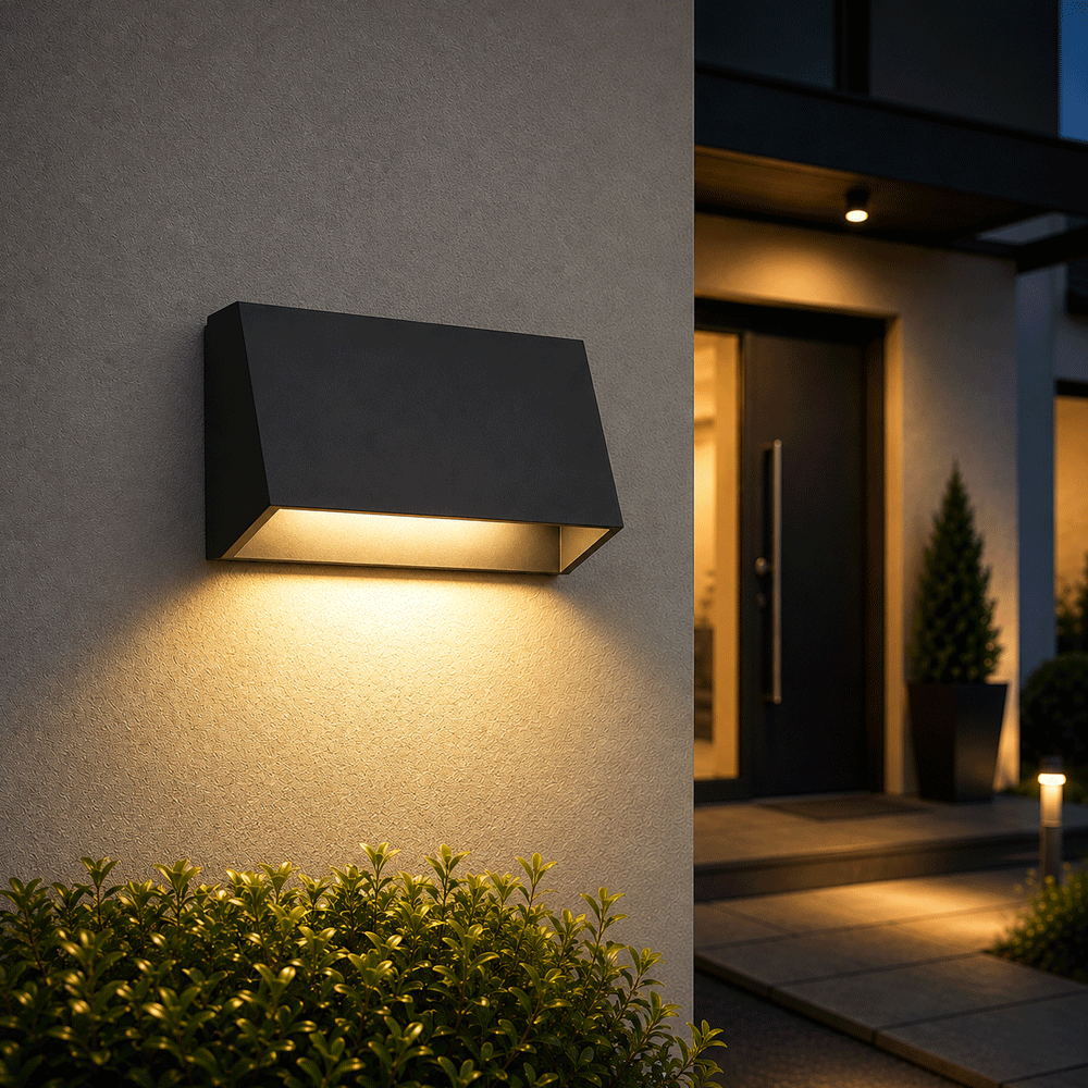 Lampa spoljna zidna LED slim crna 3W IP65 3CCT ŠxV 160x70mm — slika 2