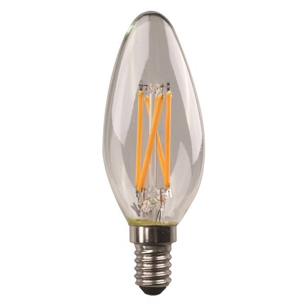 Sijalica LED C37 filament 6.5W E14 3000K 806lm dimabina — slika 1