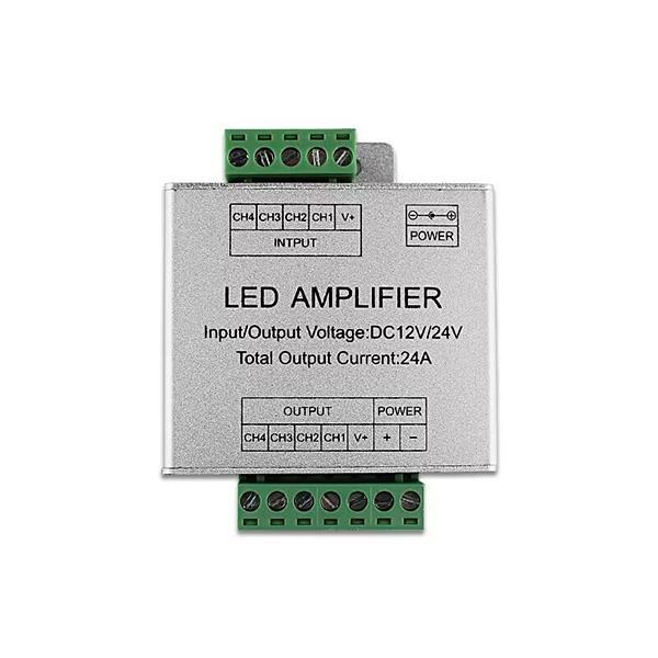 Pojačivač signala za RGBW traku DC 6AX4 288W/12V 576W/24V — slika 1
