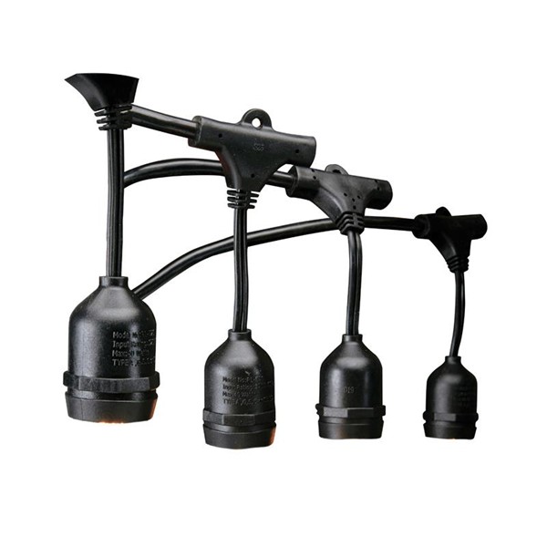 Set grla na kablu 10xE27 10m dužina -vodootporno  max 10W Led 16A IP44 — slika 1