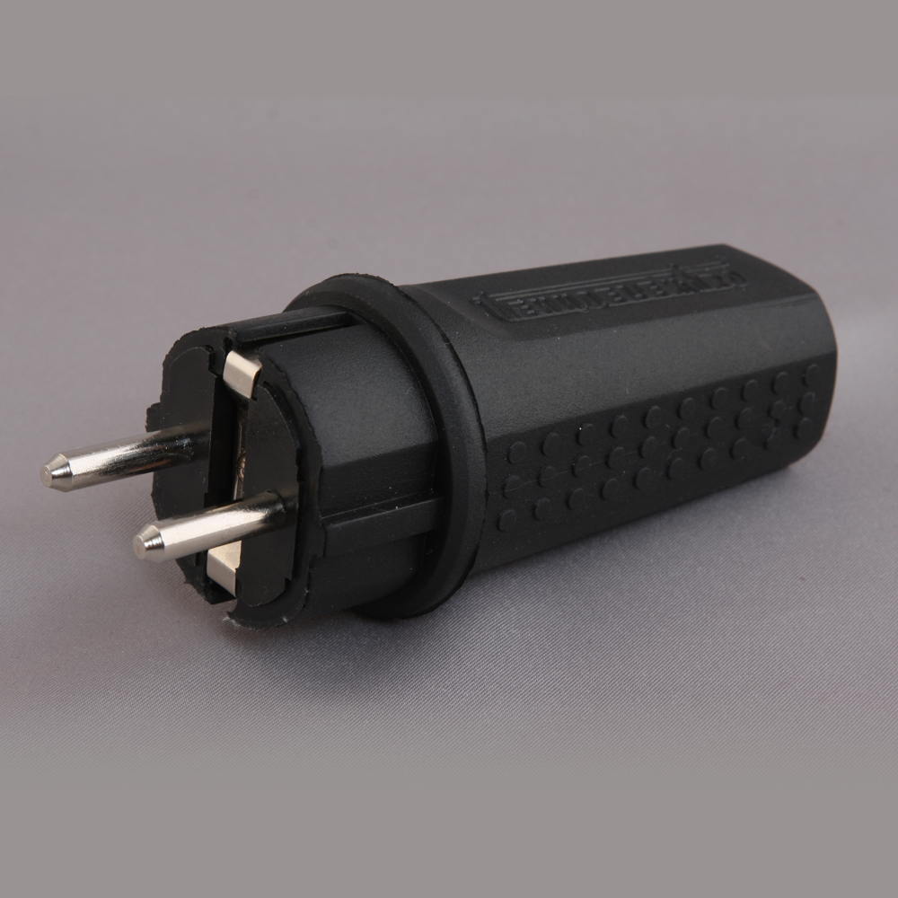 Dvopolni utikač gumeni 10-16A/250V — slika 1