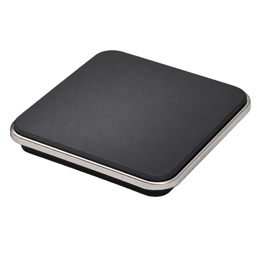 Grejna ploča za ugostiteljstvo 220x220 mm 230V 2600W oble ivice sa RF prstenom (temperaturni protektor) — slika 1