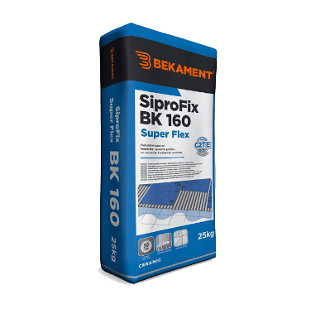 Ljepilo za keramičke pločice flexibilno BK-Siprofix 160 specijal 25/1 BEKAMENT — slika 1