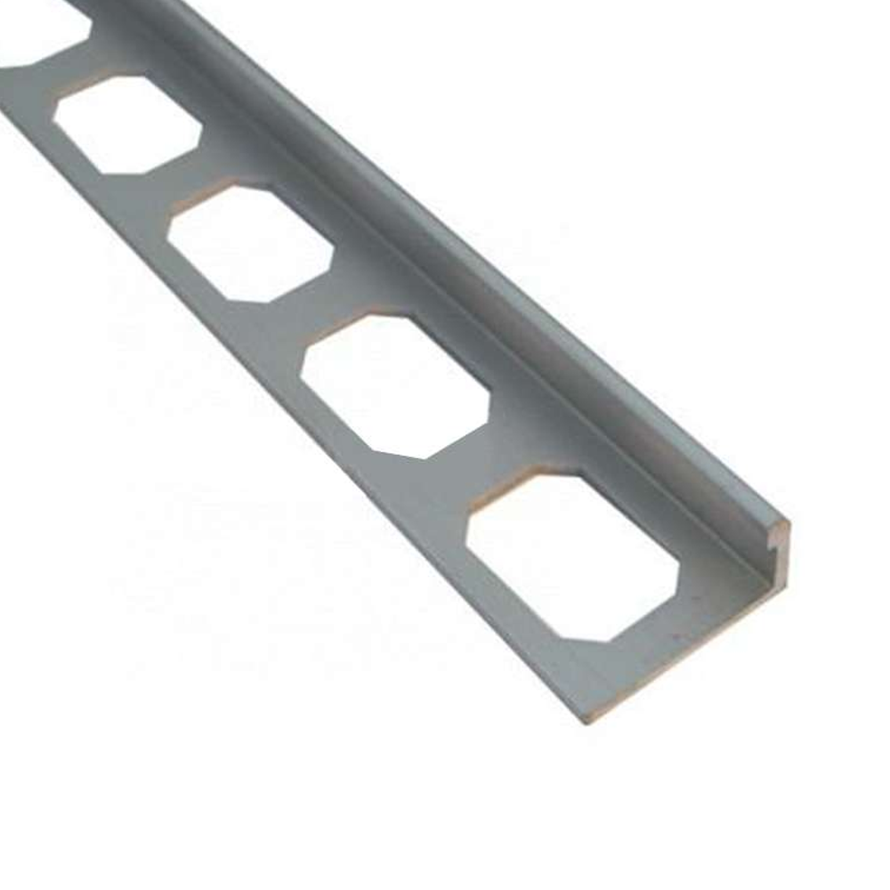 Aluminijumska lajsna za pločice ravni ger 10mm 2,7m — slika 1