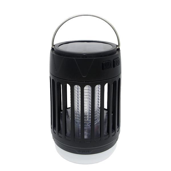 Lampa za uništavanje štetnih insekata solarna+napajanje IP44 stolna/viseća — slika 1