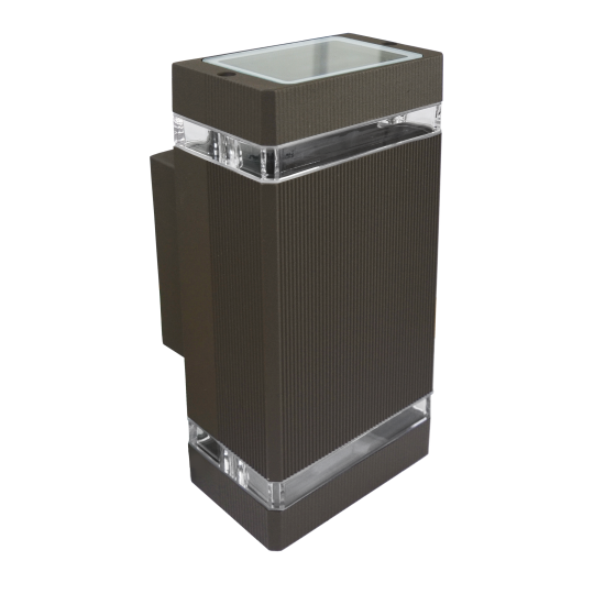 Lampa zidna M035 B BRAON 2xGU10 max.35W zidna lampa IP44 Mitea Lighting — slika 2