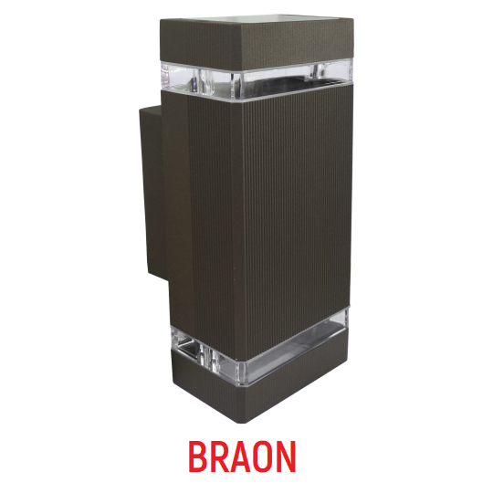 Lampa zidna M035 B BRAON 2xGU10 max.35W zidna lampa IP44 Mitea Lighting — slika 3