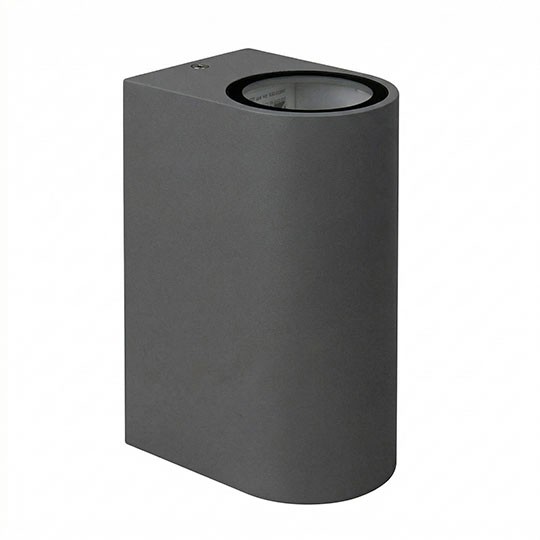 Lampa Zidna bastenska M952010 2xGU10  Boja: Tamno siva  IP44 MITEA — slika 2