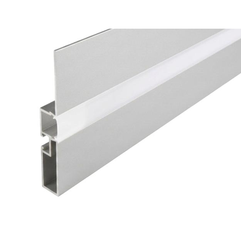Profil aluminijumski nadgradni sivi tip 013 COKLA 3 metra — slika 2