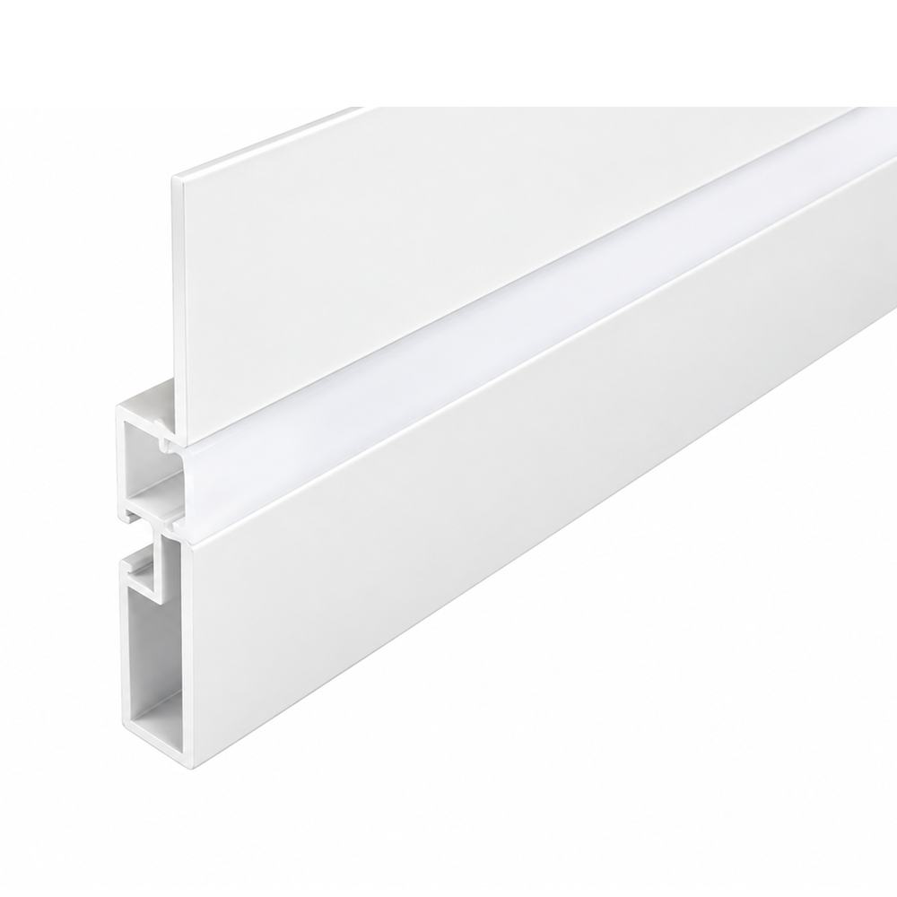 Profil aluminijumski nadgradni bijeli mat tip 013 COKLA 3 metra — slika 2