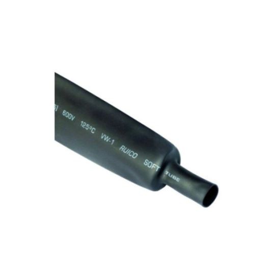 Bužir termoskupljajuci ME-TSB 2/1mm 1m crni Mitea Electric — slika 1