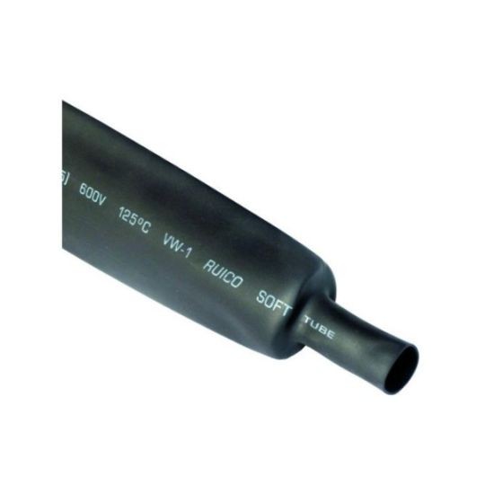 Bužir termoskupljajuci ME-TSB  6/3mm 1m crni Mitea Electric — slika 1