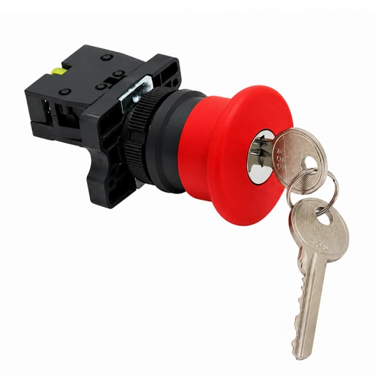 Taster sa ključem PVC ME-EA142 N/C MITEA — slika 1