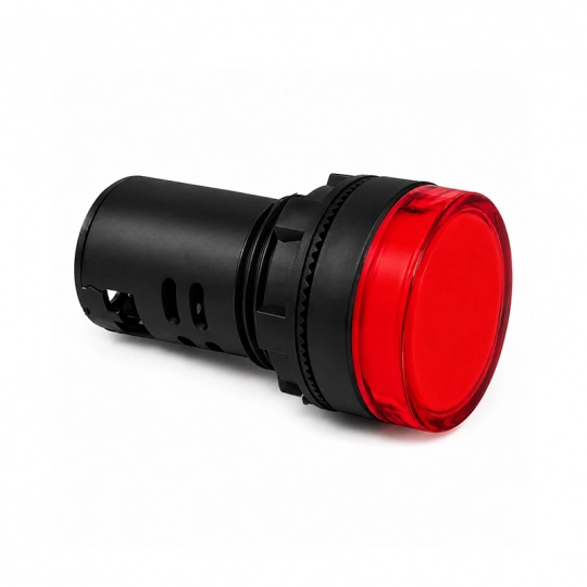 Signalna LED lampica Crvena  fi22 220V  ME-AD62-22DS Mitea — slika 1