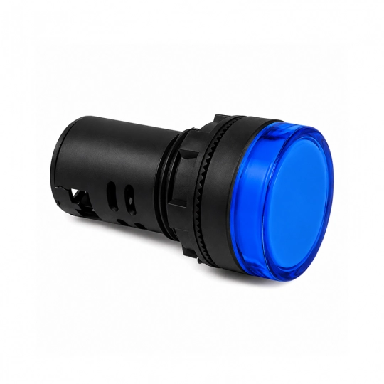 Signalna LED lampica Plava  fi22 220V  ME-AD62-22DS Mitea — slika 1