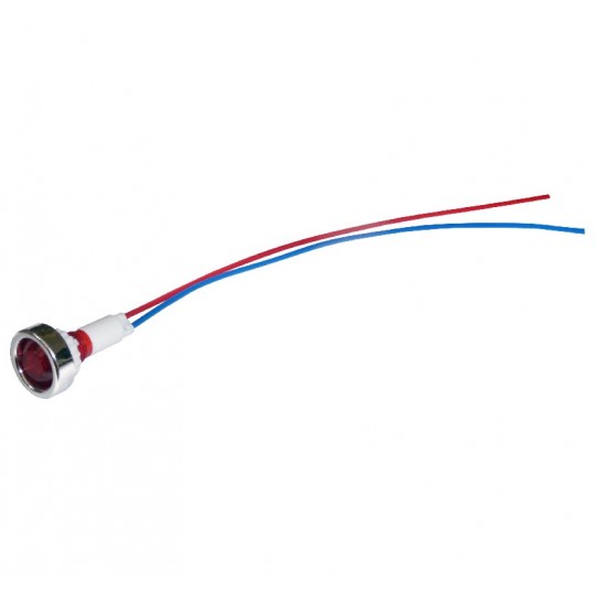 Lampica signalna ME-SIG  CRVENA  sa krajem fi10mm 20cm Mitea — slika 1