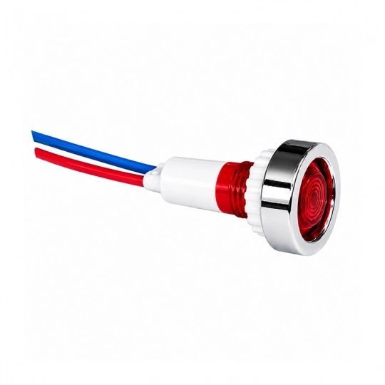 Lampica signalna ME-SIG  CRVENA  sa krajem fi10mm 20cm Mitea — slika 2