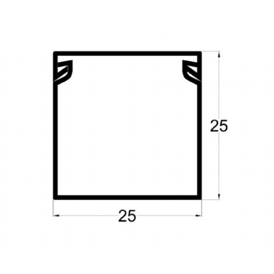 Kanalica samoljepljiva PVC 25x25mm 2m — slika 3