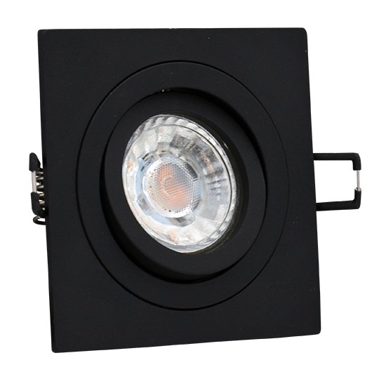 Spot Ugradni M206008  ugradna CRNA  KOCKA aluminijum  Mitea — slika 1