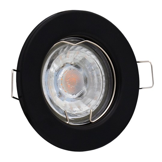 Spot Ugradni M206160 CRNI  Okrugli fixna Dimenzija za otvor: Ø60 mm — slika 2