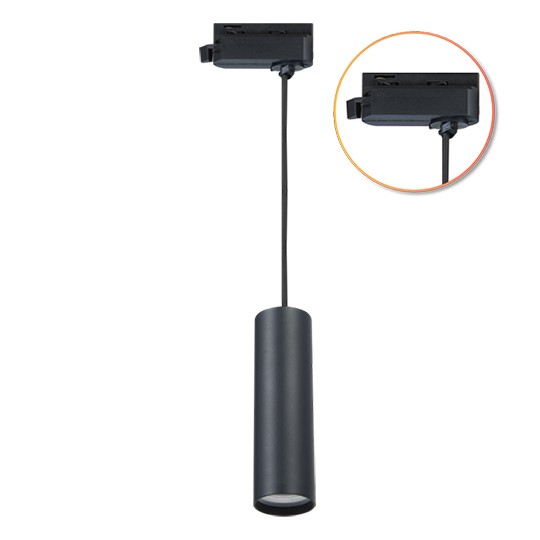 Šinska visilica M205020-B GU10 crna 60x300mm Mitea — slika 2