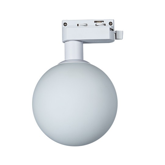 Šinska lampa kugla M205011-W bijela+bijelo staklo G9 LED 3W 4000K — slika 1