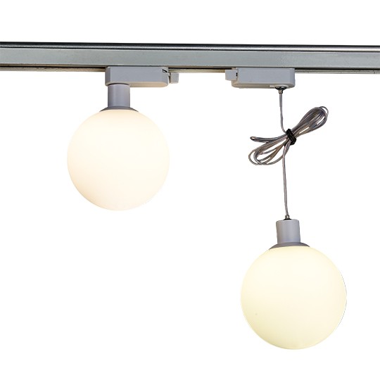 Šinska visilica kugla M205021-W bijela+bijelo staklo G9 LED 3W 4000K — slika 3
