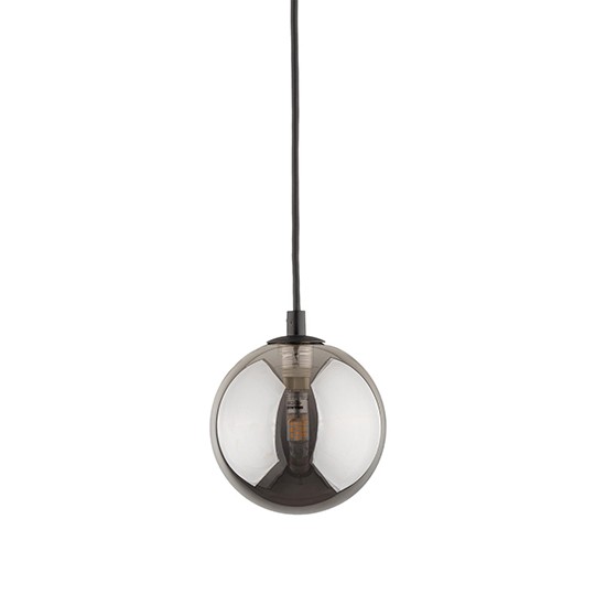 Šinska visilica kugla M205021-BB crna+dim staklo G9 LED 3W 4000K — slika 1