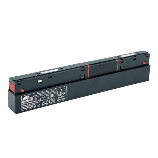 Svjetiljka magnetna linearna M204003-220 4000K 12W 48V LED  24° 220x22x45mm — slika 2