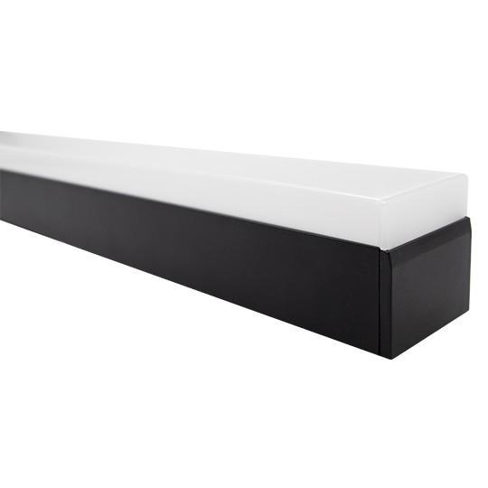 Svjetiljka linearna M203840-C CRNA 60W CCT LED (visilica ili nadgradna) 3000~6500K nizajuća (linkabilna) IP20 1200x50x50mm Mitea — slika 1